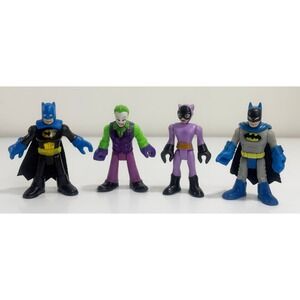 TM & DC Comics Rare Batman Black Hood, Batman Blue Hood, Catwoman & Joker